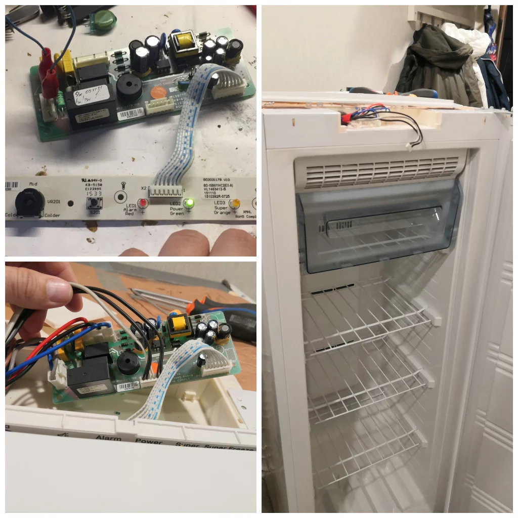 Примеры моих работ ремонт холодильников и морозильников